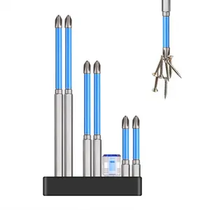 Impact Screwdriver Set for Electricians, Durable S2 Steel, Sizes 65mm, 110mm, 150mm, 1/4 Inch Hex Handle Design, Ideal for Circuit Breakers