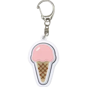 Ice Cream Cone Fidget Clicker: keychain accessory, stress relief, cute must have Delightful