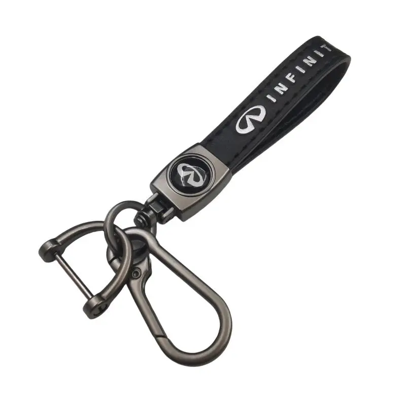 A perfect gift for car commuters: a genuine leather car key pendant suitable for Q50/Q60 series, QX50, QX60, QX70, QX80 and all Infiniti models.
