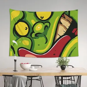 1pc of Wall Art Featuring The Ghostbuster Slimer, Perfect As a Backdrop Cloth Decoration Or a Sofa Blanket. Ideal for Birthday Gifts, Measuring 40 Inches by 60 Inches