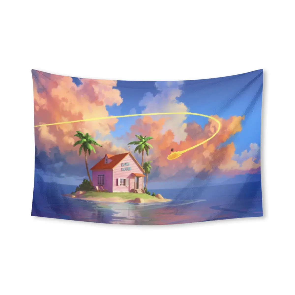 Kane House Dragon Ball Tapestry Funny Tapestries Durable Man Cave Wall Flag for College Dorm Room Decor Outdoor Party Banner Tree Design