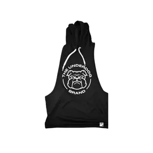 Black Rebirth Sleeveless Hoodie