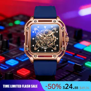 Men's PunkStyle Quartz Watch,Mutti.FunctionalWaterproof Dual Display Wristwatch,TrendyFashion Sport Watch,BirthdayGift with Gift Boxfashionablewnistwatch multifunctional men