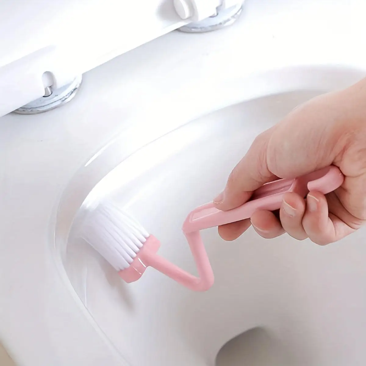 Toilet Brush With Long Handle, V-Shaped Toilet Cleaning Brush, Toilet Cleaning Tool