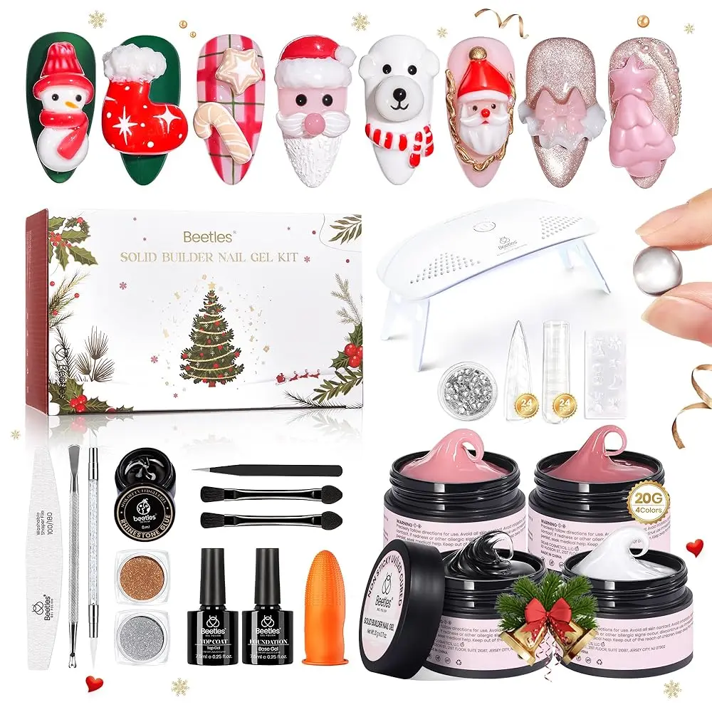 Christams Limited 3D Gel Nail Art Kit