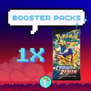 1x Crown Zenith Booster Packs Pokemon