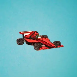 Red Racecar -KickStix 1ct Vegan Leather Sticker