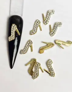 High Heels Charms - Nail Charms  - Gold Charms