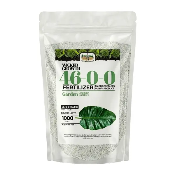 Old Cobblers Farm Wicked Growth 46-0-0 Fertilizer – Urea (5 lbs | 10 lbs | 15 lbs | 20 lbs)