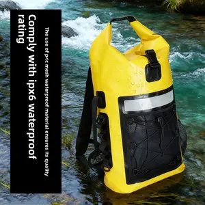 Amazon's best-selling outdoor waterproof backpack for mountaineering, fishing, skiing, rafting, and hiking with dry and wet separation compartments