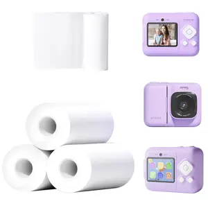 Kids Instant Print Camera Paper Thermal Refill Set for Funshot 20 HD Camera 2.2" x 26ft 3 Rolls Safe BPA-Free Memory Aesthetic Photo Paper