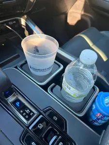 Lexus TX Cup Holder Insert 2024-2025 Custom Fit ABS Filament Black 2-Pack for Soda Cans & Narrow Drinks