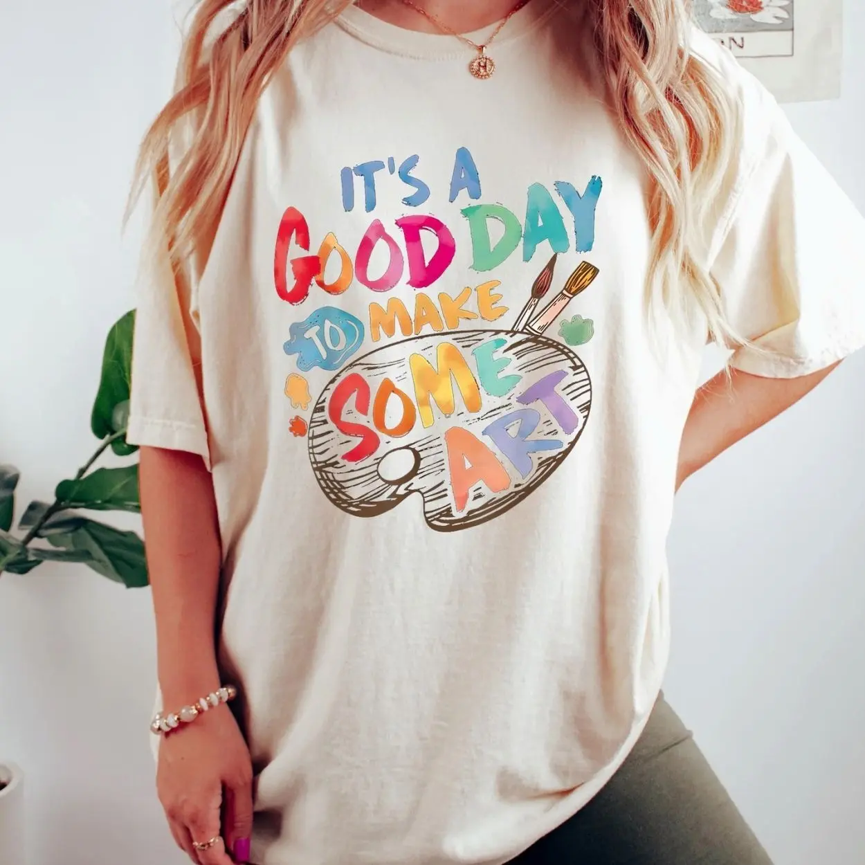 Art Teacher Gift, It's A Good Day To Make Art T Shirt, Gift For Teacher, Teacher Shirt, Art Tshirt, Artist Shirt 1