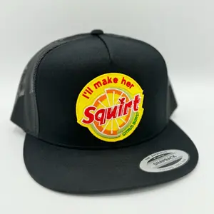 I’ll Make Her Squirt Flat Bill Hat - Multiple hat styles to choose from.