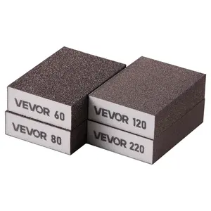 Sanding Sponge 4Pcs 60/80/120/220 Washable and Reusable Sanding Blocks