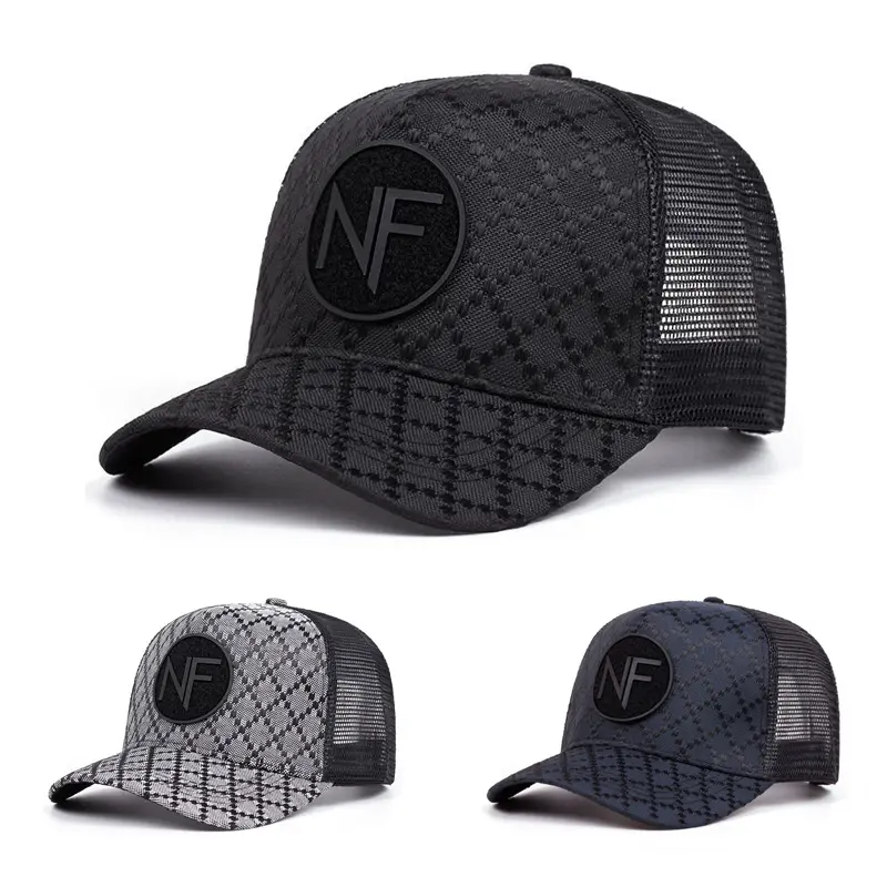 Unisex Classic Baseball Cap NF Embroidered Design Trucker Cap Adjustable Size Breathable Daily Wear Men And Women Sun Visor Hat Travel Fit Outdoor Activities Net Cap