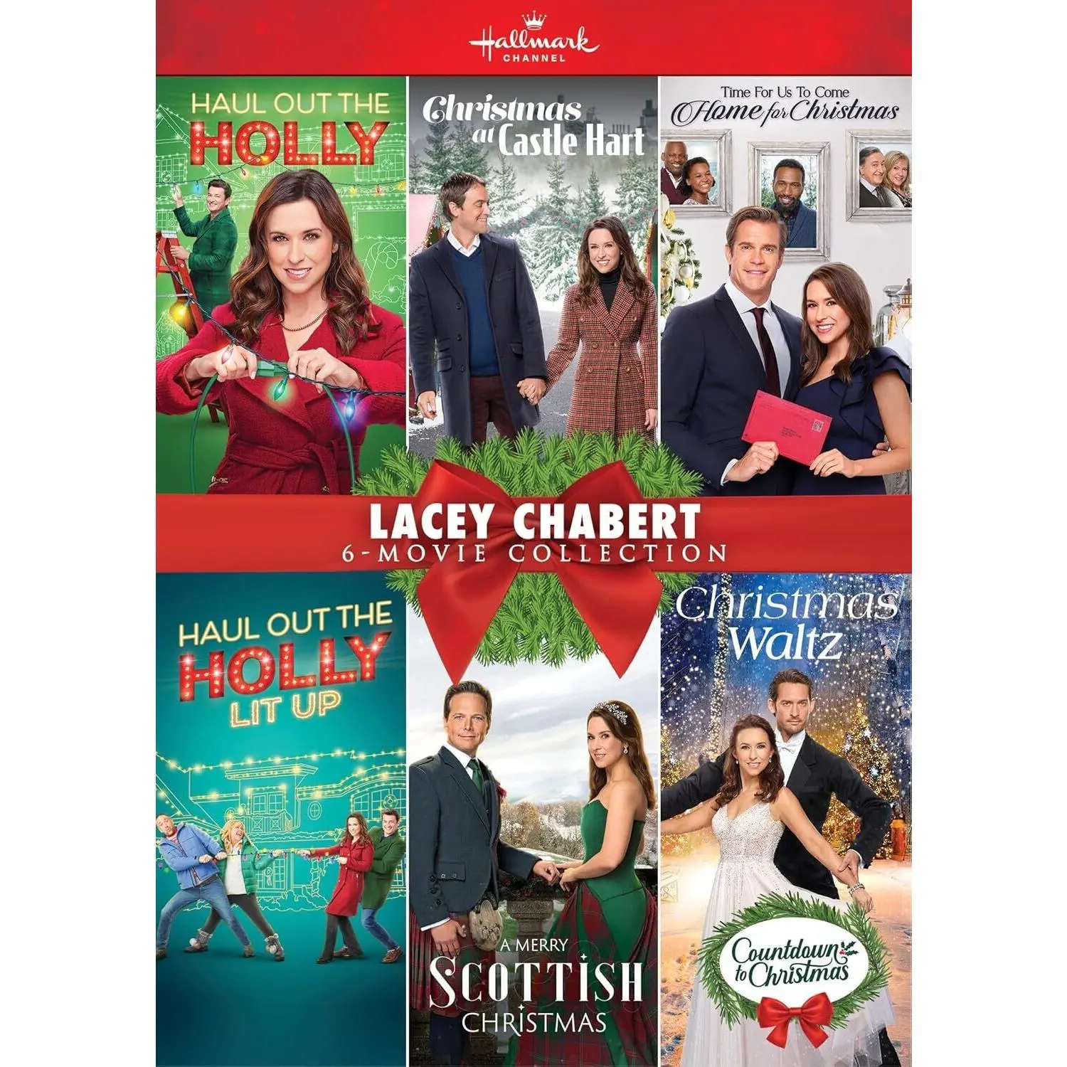 Hallmark Channel Lacey Chabert 6-Movie Collection: Haul Out the Holly…  [DVD Video Disc] Widescreen