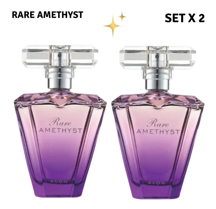 Avon Rare Amethyst Perfume Set, 2-Pack Eau de Parfum for Women