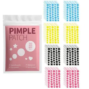 240/480/1200pcs Star Acne Patches, Blemish Patches, Concealer Facial Clearing Stickers, Soothing Oil-Free Invisible Acne Spot Treatment for All Skin Types
