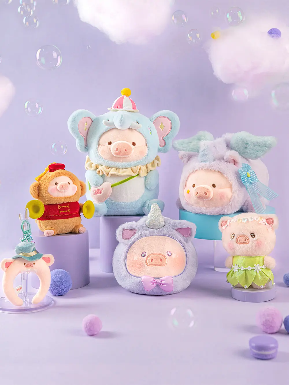 52TOYS LuLu the Piggy LuLuLand Kawaii Creative Gift Room Decor Desktop Decoration Gift for Birthday Party Celebration Box