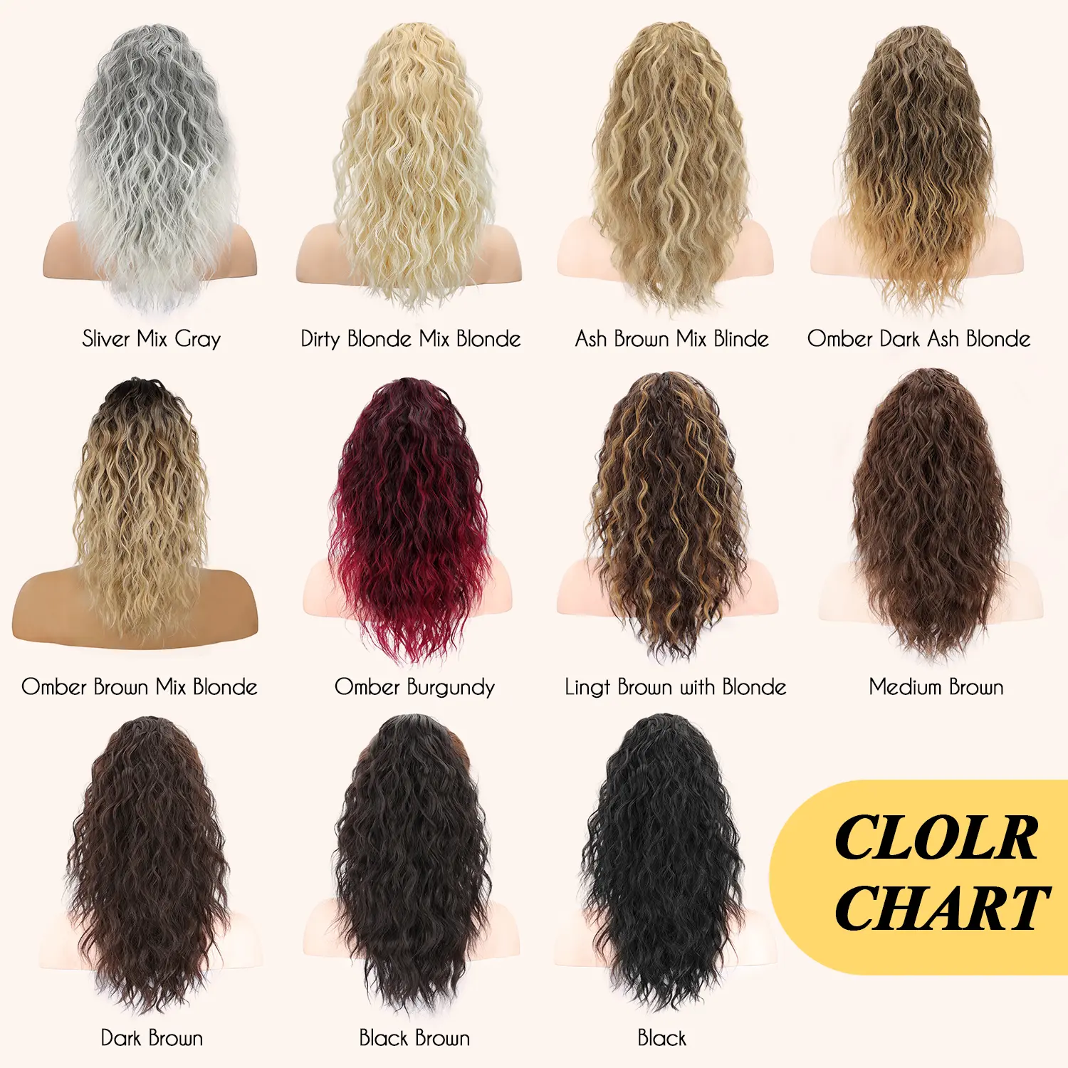 Iridescent Claw Ponytail Extension Black Brown 18" Curly Pony Tail Clip in Hair Extensions for Women Fluffy Natural Looking Synthetic Hairpiece for Daily Use Iridescent Claw Ponytail Extension Black Brown 18" Curly Pony Tail Clip in Hair Extensions for Women Fluffy Natural Looking Synthetic Hairpiece for Daily Use