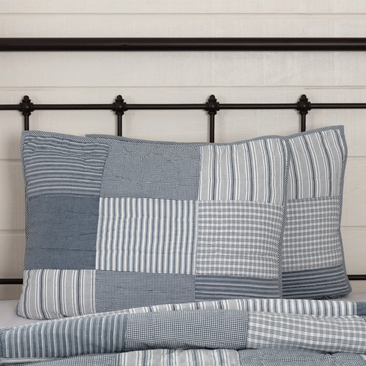 Farmstead Blue Sham