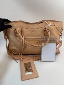 Pre-owned Balenciaga Leather Shoulder Bags Le City First Motocross Handbag YS1126（BF 12Z）