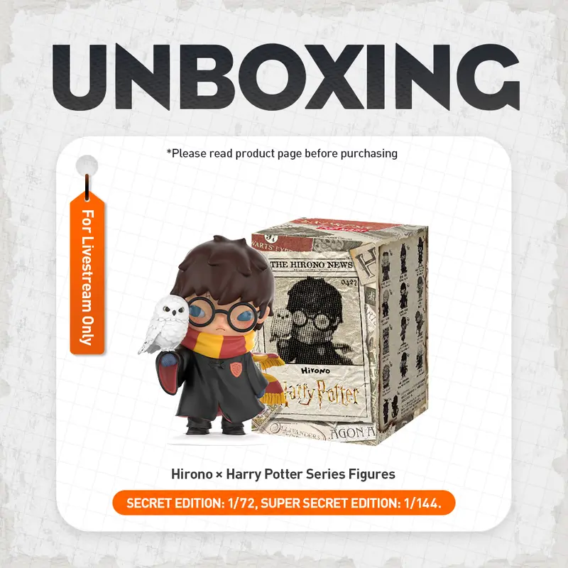 Unboxing-POP MART Hirono × Harry Potter Series Figures Blind Box, Collectible, Room Decor-3.0