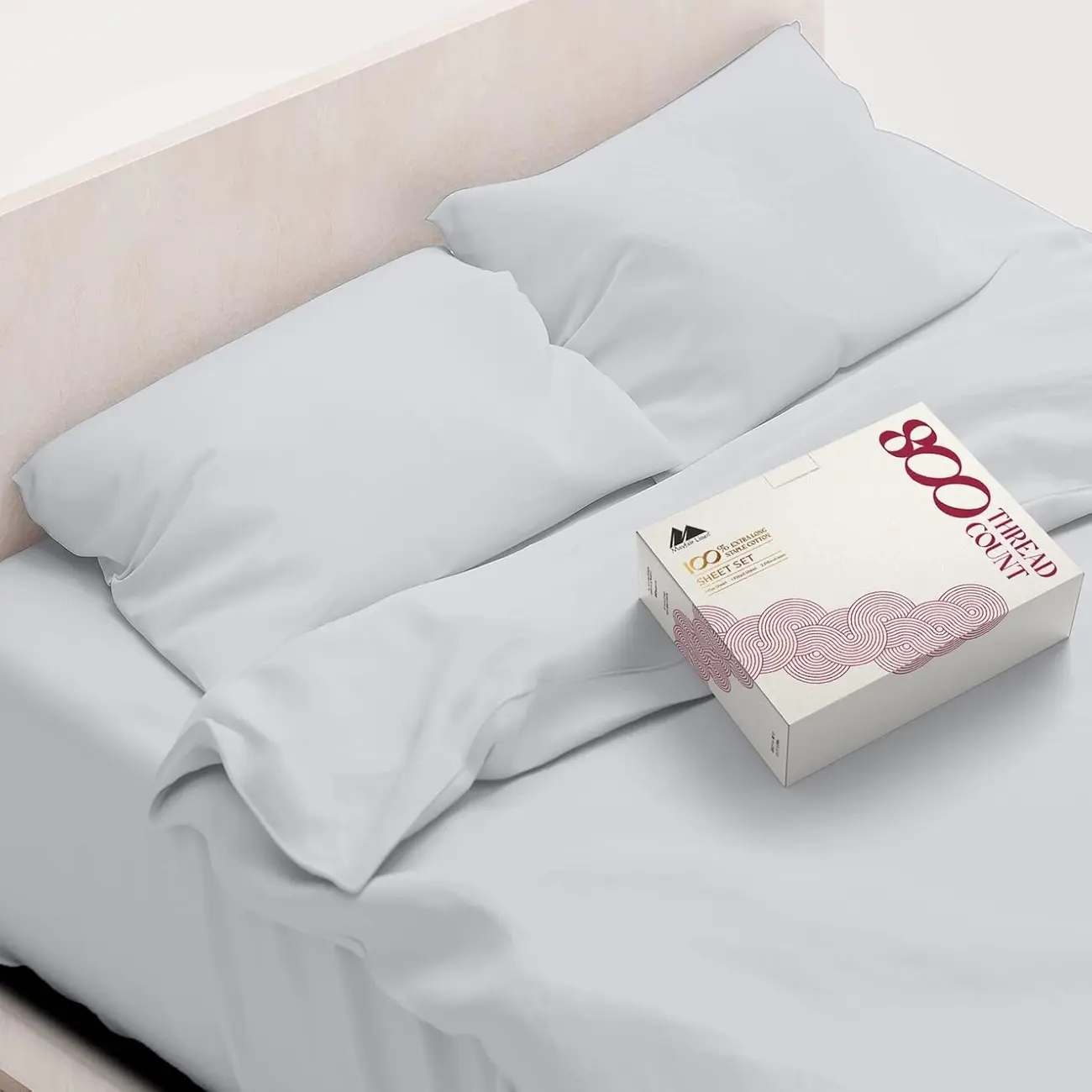 Egyptian Cotton Queen Sheets - Soft, Cooling. Mayfair Linen Queen Sheets.
