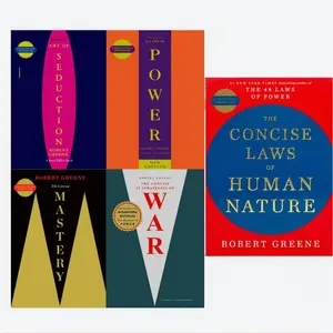 Robert Greene 5-Book Collection: Master Seduction & Power - USA Stock - Essential Insights for Success & Strategy