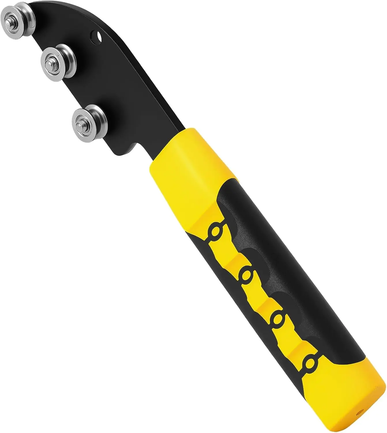 Wire Straightener, Stainless Steel Wire Straightening Tool, Electrical Box Terminal Paralleling Manual Wire Straightener, Portable Wire Straightener Set for Electrician(Yellow black)
