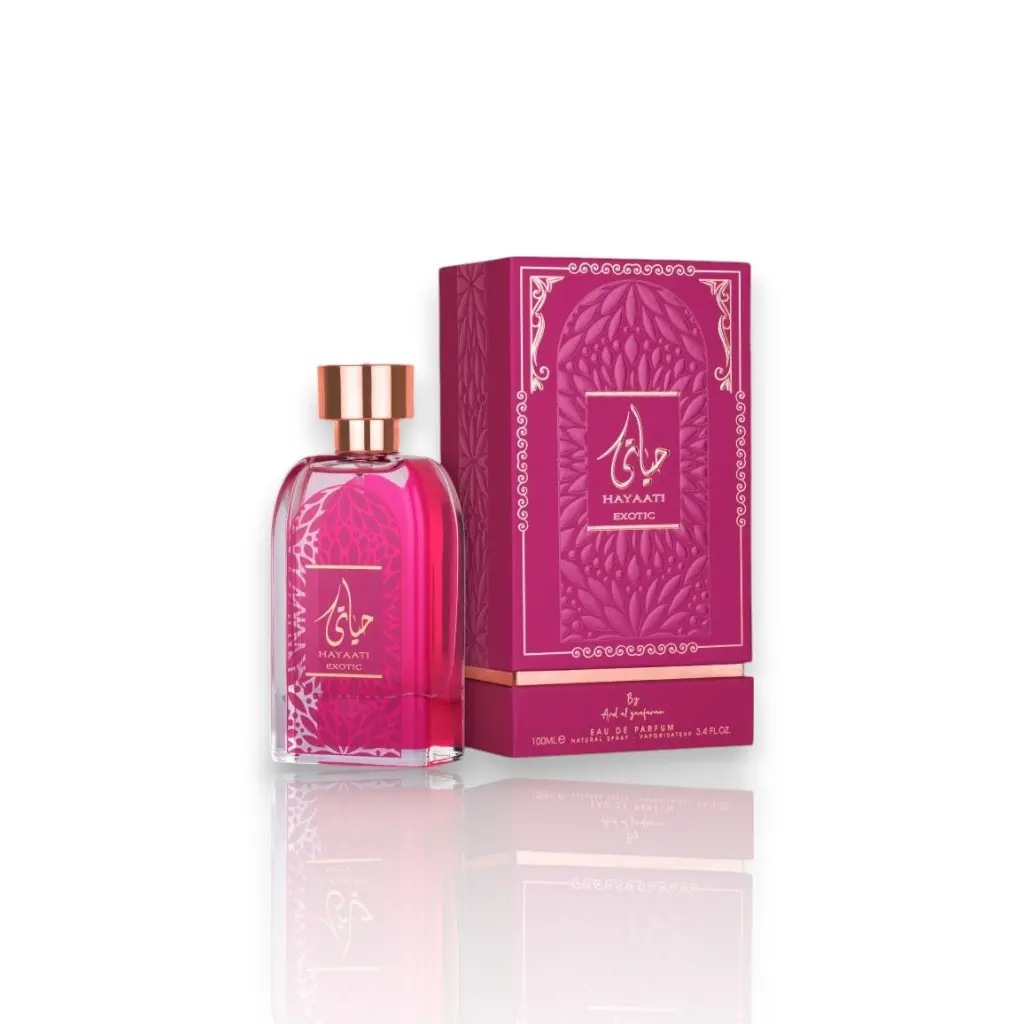 Ard Al Zaafaran | Hayaati Exotic | Women's Fragrance | 100 ML 3.4 OZ | Eau De Parfum | Apple - Sicilian Bergamot & Italian Lemon