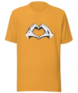 Heady Heart Hands Unisex T Shirt