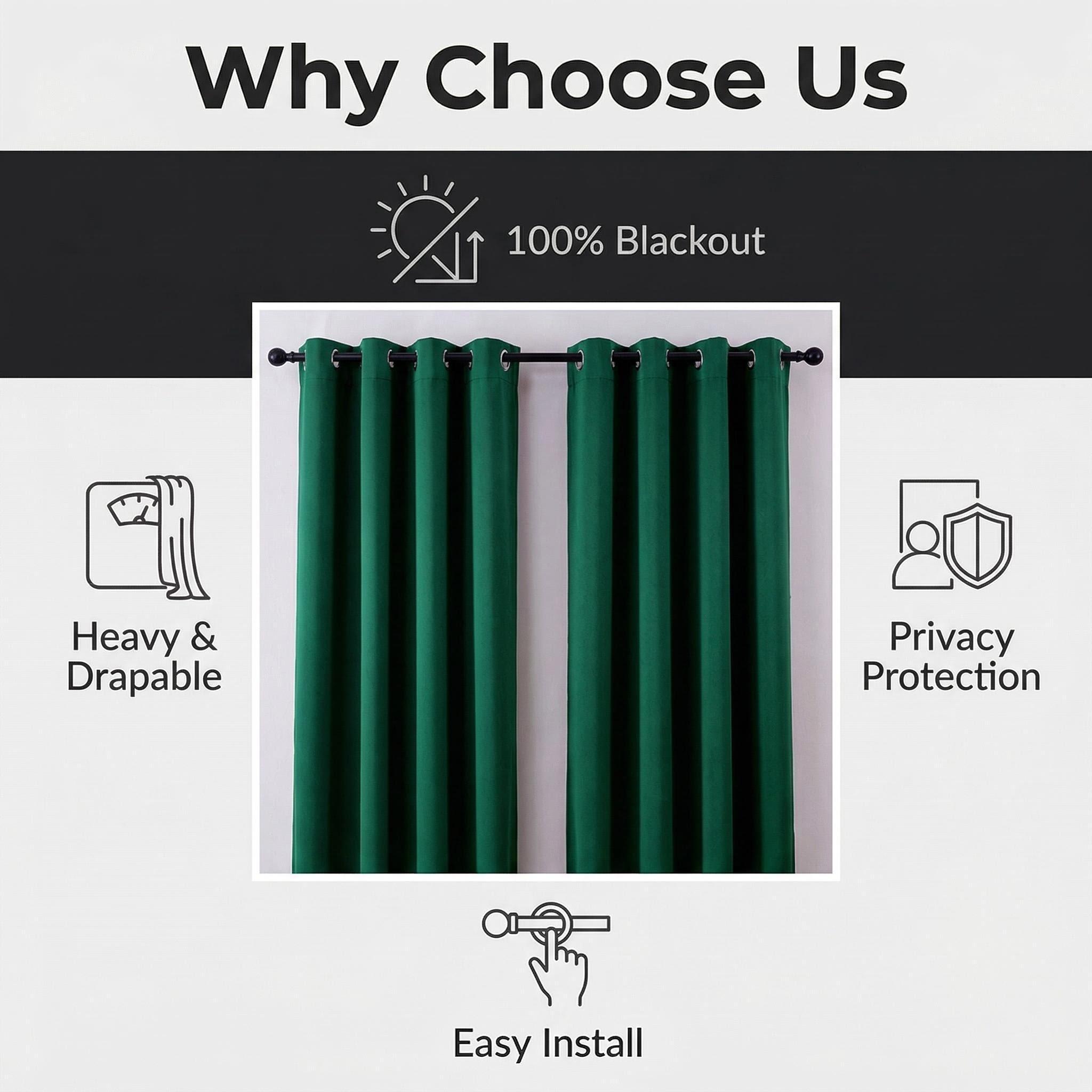 Window Wear 4 Panels 52X90 Inch Blackout Curtains Solid 100% Light Blocking Thermal Insulated Reduce Noise Curtains  Windowshades curtains curtains for bedroom cortinas para salas curtains for living room FT2571