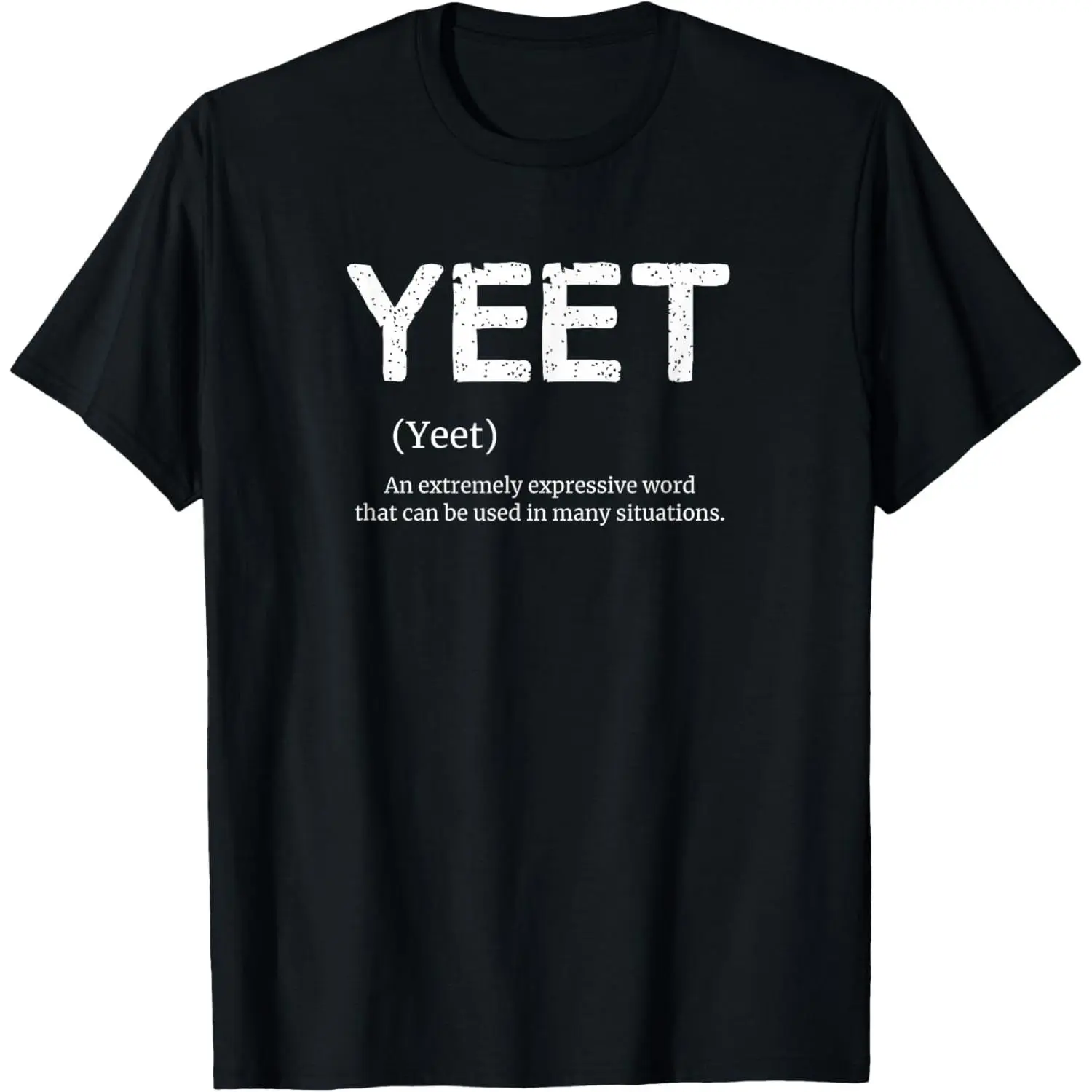 100%cotton Cool Yeet Definition Meme Slang Boys Girls Teens T-Shirt