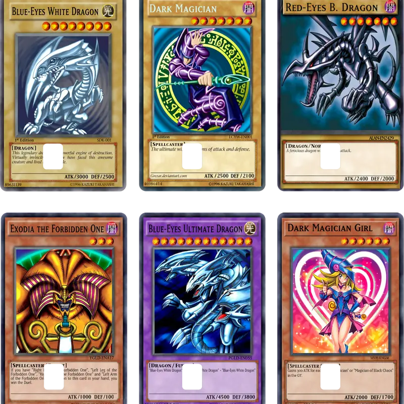 Yu-Gi-Oh Credit Card Vinyl Skin Collection