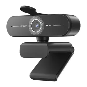 4K Webcam with Autofocus & Dual Noise-Cancelling Mic – USB Camera for Streaming, Video Calls & Gaming