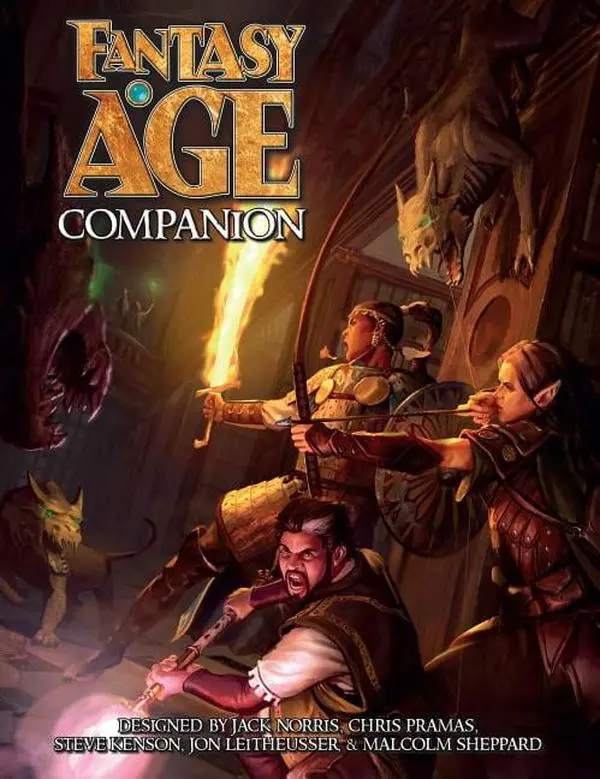 Green Ronin Publishing GRR6005 Fantasy AGE Companion Fiction Books - Advanced Rewards, Channel Power from the Gods, Chase Rules
