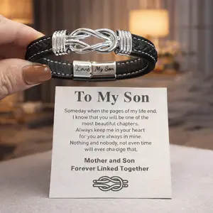 To My Son Infinity Love Bracelet