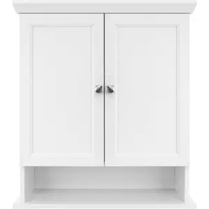 23x26 White Medicine Cabinet Organizer, Wall Mounted Bathroom Cabinet for Over Toilet Storage, Bathroom Furniture and Toilet Organizer
