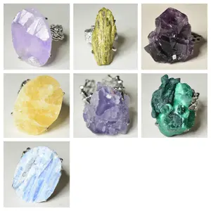 [No.468-474 Tray #17]Unique handmade crystal ring