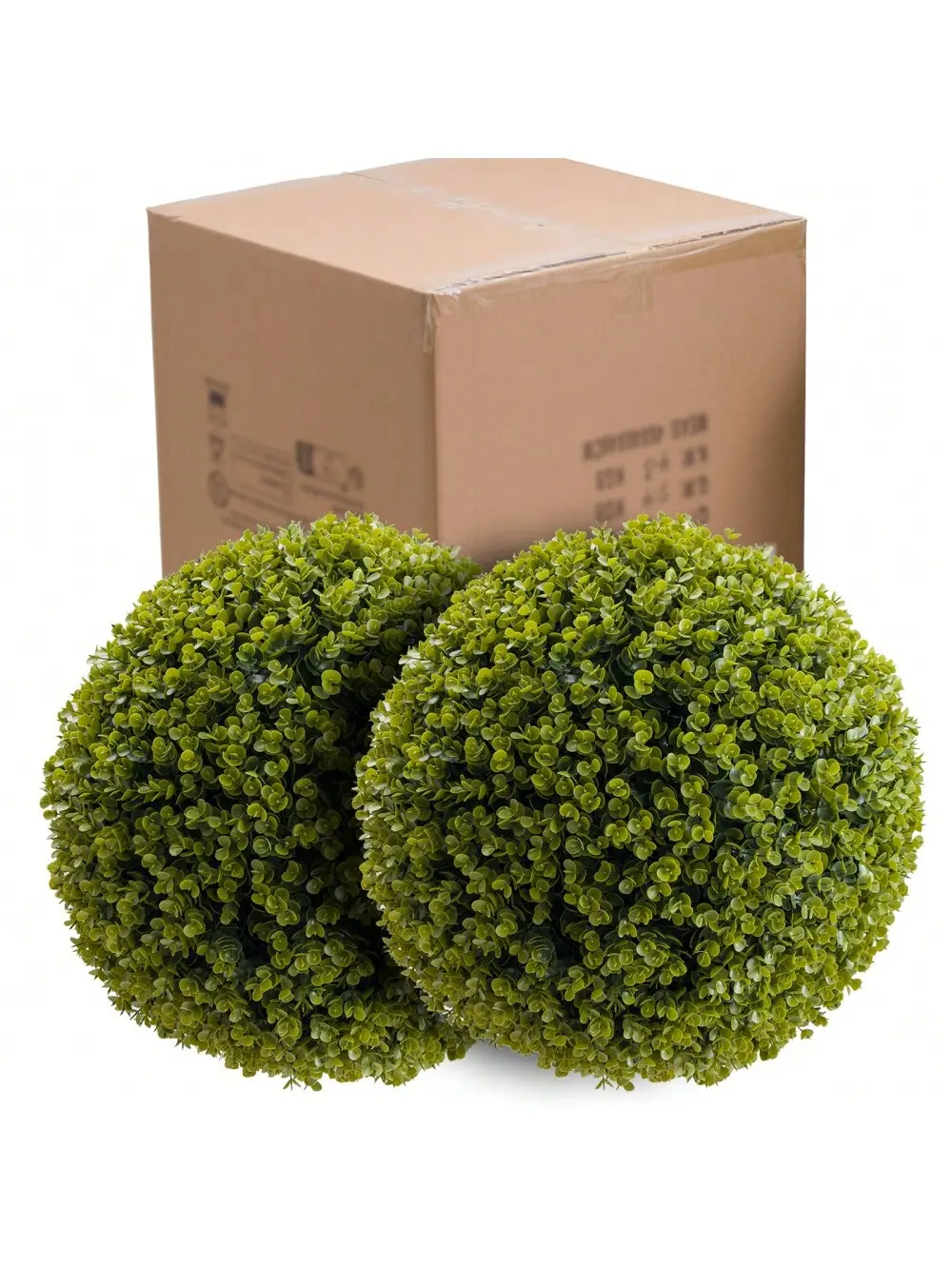 【Christmas Gift】Topiary Ball  2 PCS, Artificial Plant Topiary Balls  Decorative Balls For Outdoor Patio Garden And Indoor, Wedding Decoration