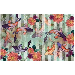Redesign With Prima Decoupage Decor Tissue Paper Cece 19x30 Tissue - Siamese Splendor - 1 sheet, 19.5"x30" paper 655350668839
