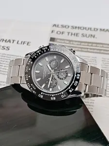 New High-End Business Meteorite Series Mechanical Watch for Men, Luxury Fashion Casual Unique Cool Full Automatic Analog Watch