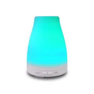 EcoGecko Essential Oil Diffuser, Aroma Oil Diffuser  Cool Mist Humidifier with Timer, 7 Color LED Lights, Auto Shut-Off for Home Bedroom Officea