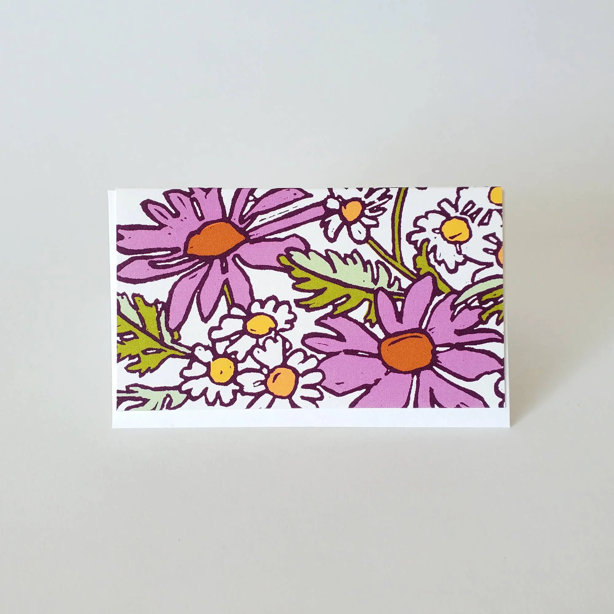 Daisy Flower Mini Note Card, Florist Gift Tag
