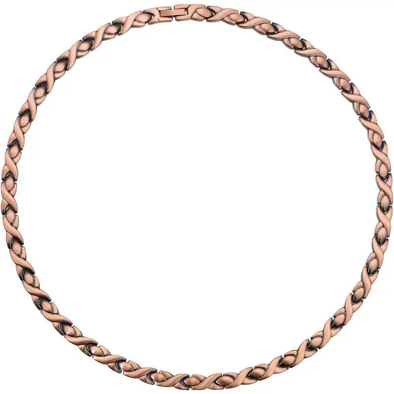 Lunarys Pure Copper Magnetic  for Men Cuban Link Chain Cuban Link Design