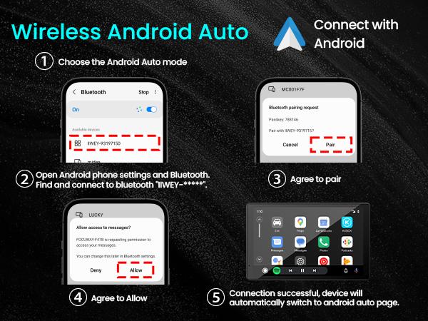 8” Wireless Apple CarPlay Screen for Car with Android Auto & 1080P Backup Camera, Rotatable Touchscreen Car Stereo, Vertical & Horizontal Mode, Bluetooth, GPS Navigation, Mirror Link