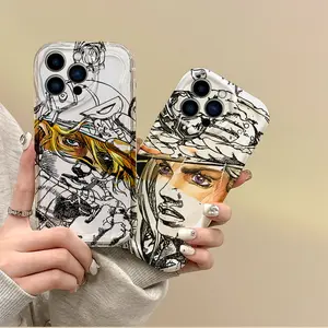 Anime JOJO Gyro Steel Ball Run Phone Case For iPhone 17 17Air 16 15 14 13 12 11 Pro Plus X XS Max Soft Transparent Cover
