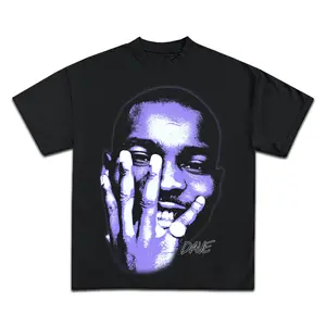 SANTAN DAVE GRAPHIC BOOTLEG T-SHIRT - STREETWEAR Casual Short Sleeve Tee